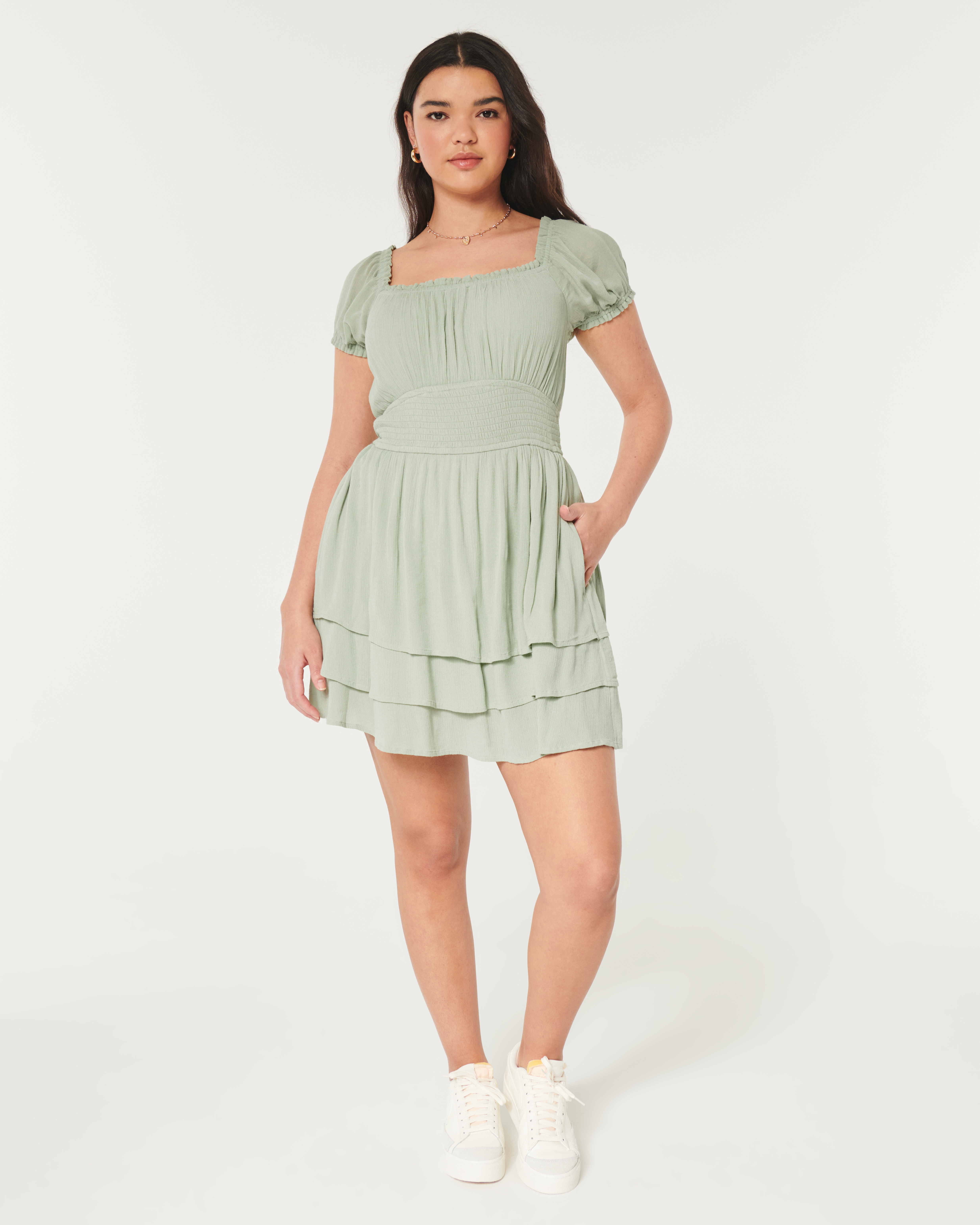 Hollister off the shoulder dress hotsell