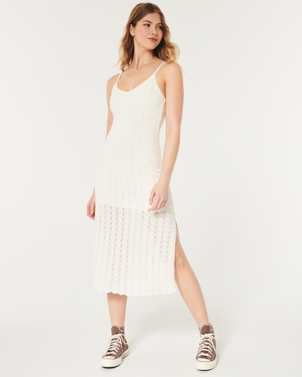 White lace Hollister dress  Hollister dresses, Lace white dress, Dress