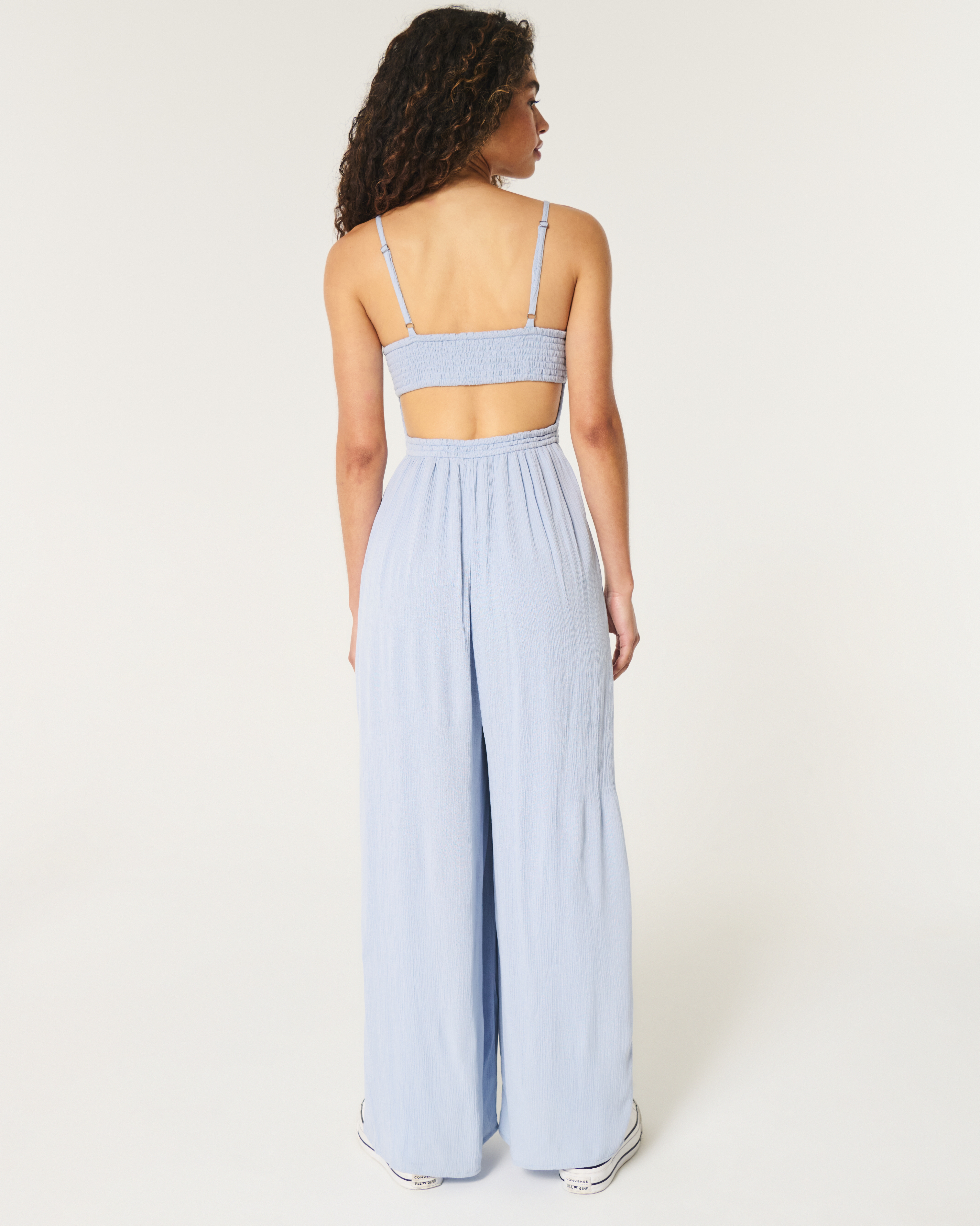 Women s Ruched Bust Jumpsuit Women s Clearance HollisterCo