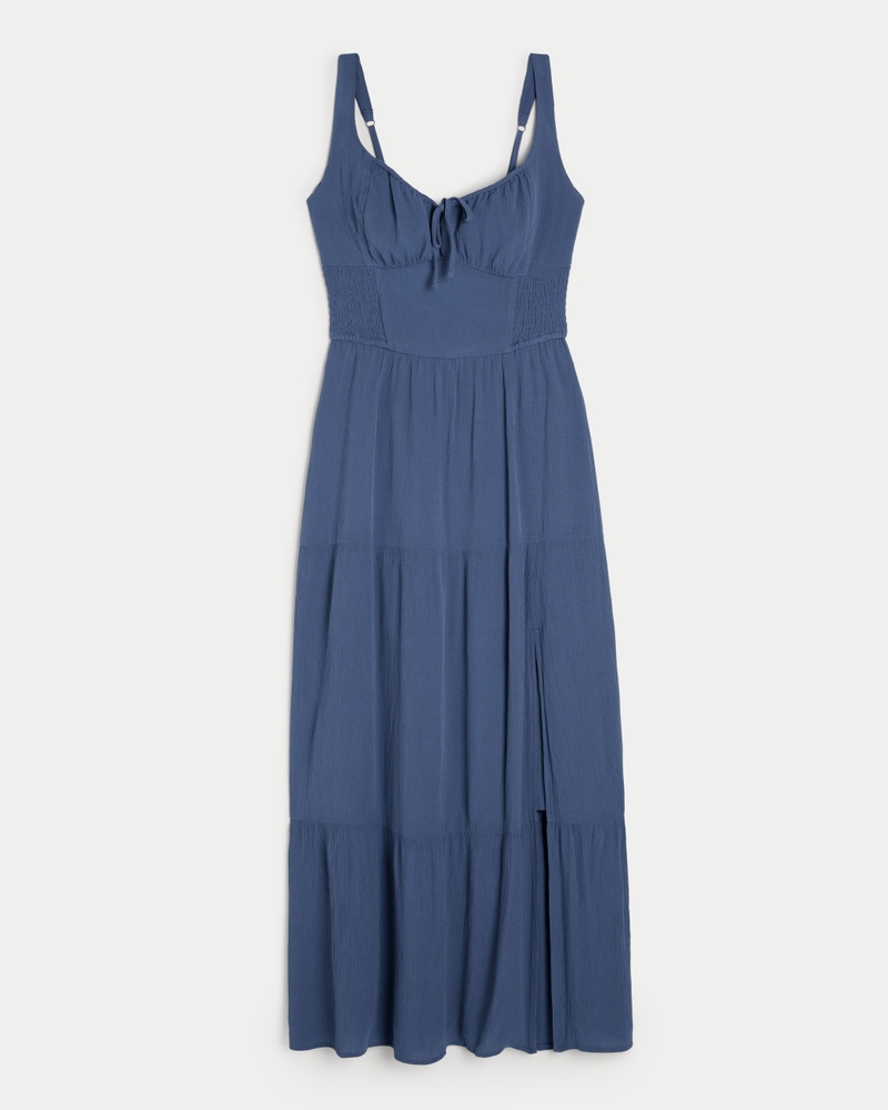 Women's Hollister Sofia Side-Smocked Maxi Dress | Women's Dresses ...