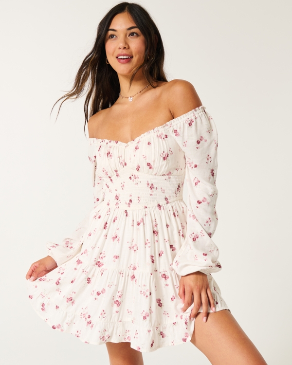 Hollister off the shoulder dress hotsell