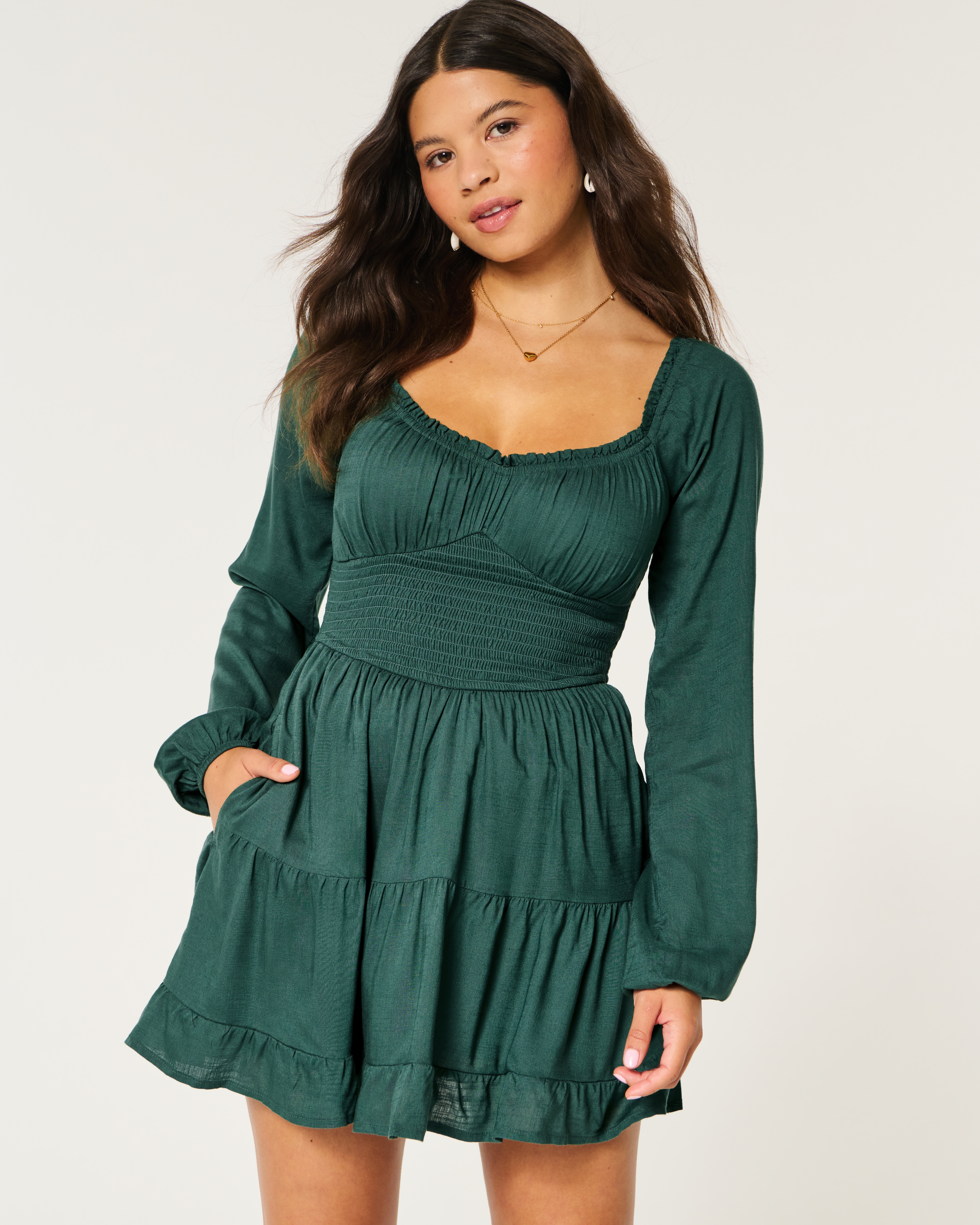 On/Off the Shoulder Skort Dress