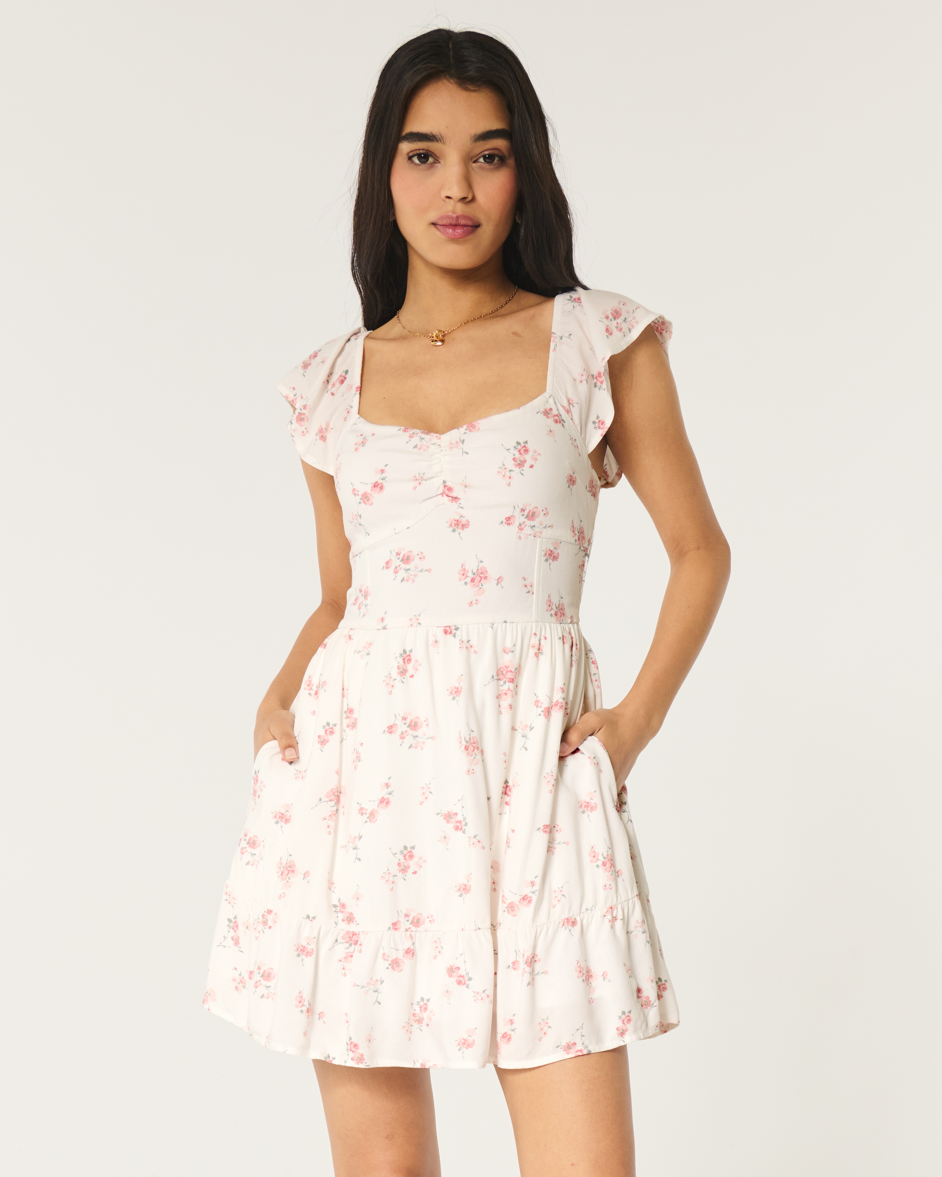 White Dresses - White Flowy & Sun Dresses | Hollister Co.