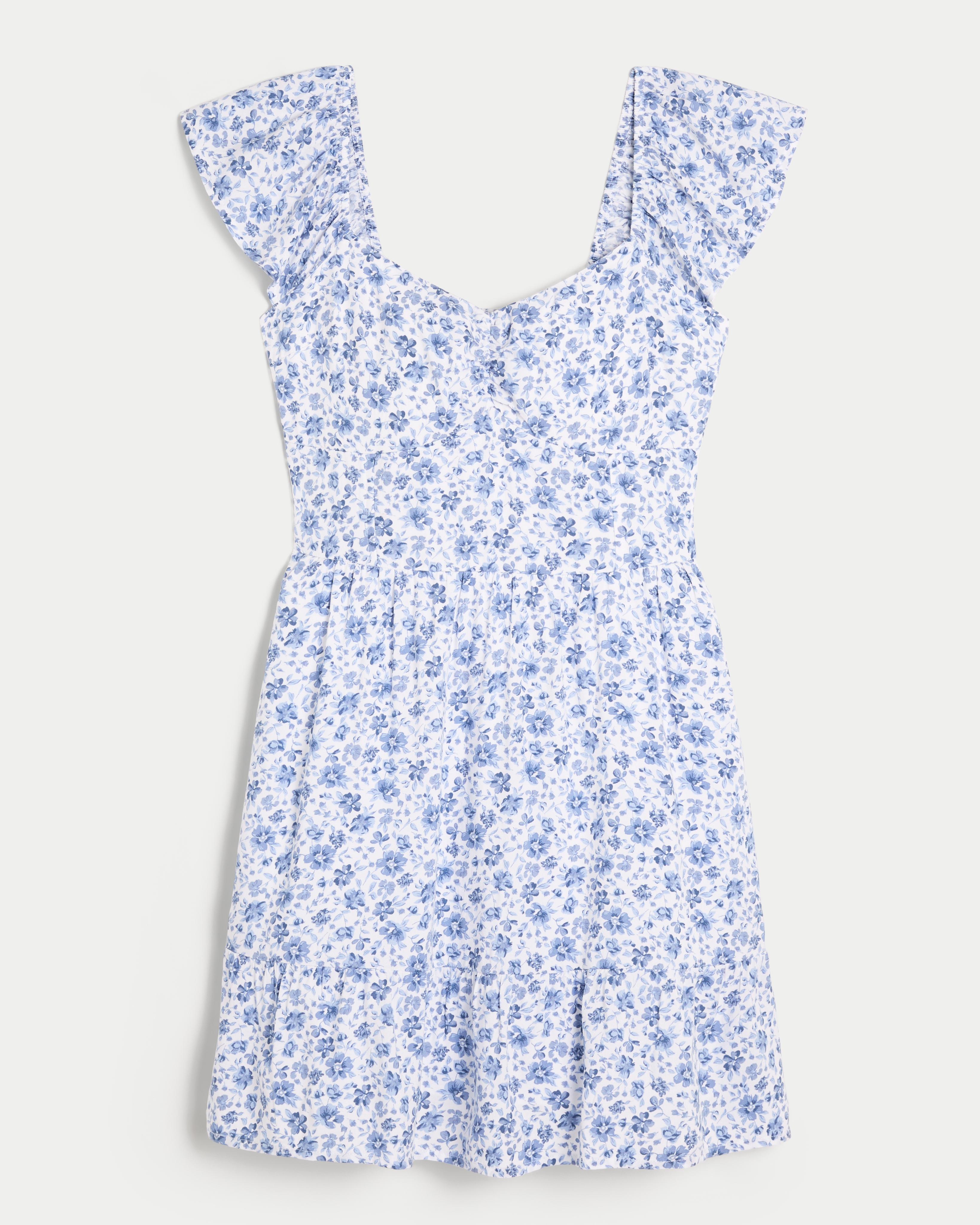 Women's Short-Sleeve Cinch Bust Skort Dress | Women's Clearance |  HollisterCo.com