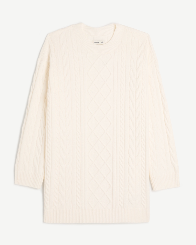 Women's Cozy Cable-Knit Sweater Dress | Women's Clearance | HollisterCo.com