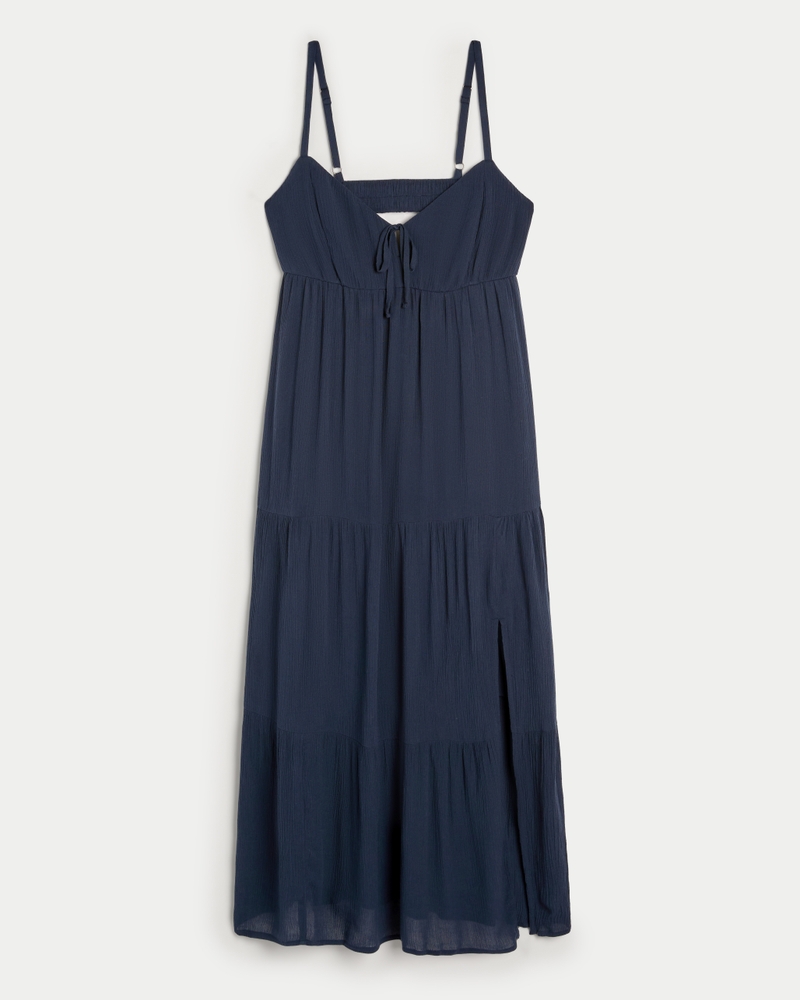 Hollister blue lace dress hotsell