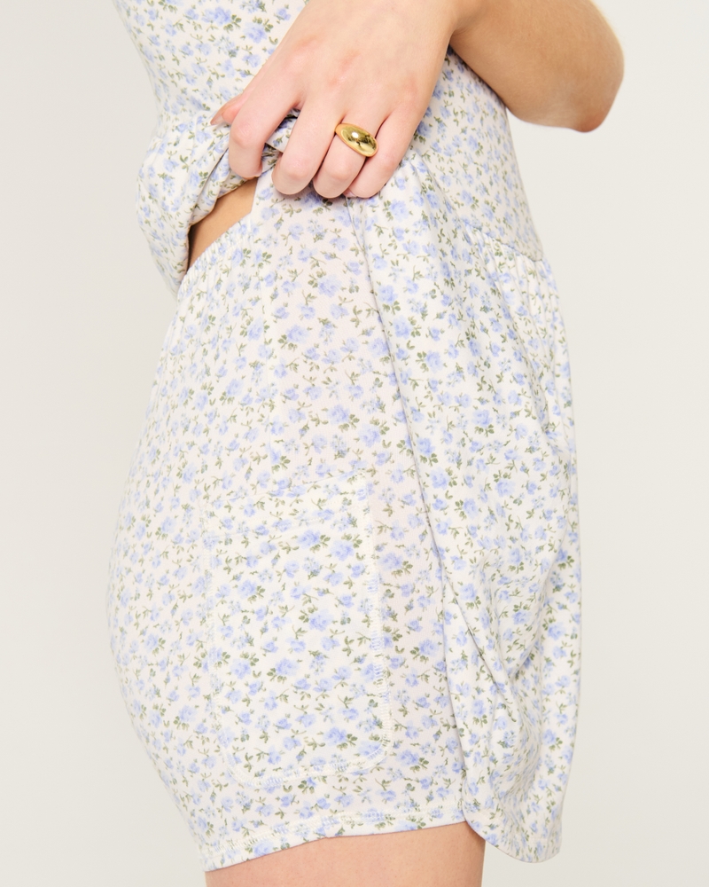 Drop-Waist Knit Mini Dress