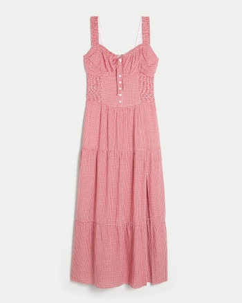 Women's Hollister Sofia Side-Smocked Maxi Dress | Women's Spring Break ...