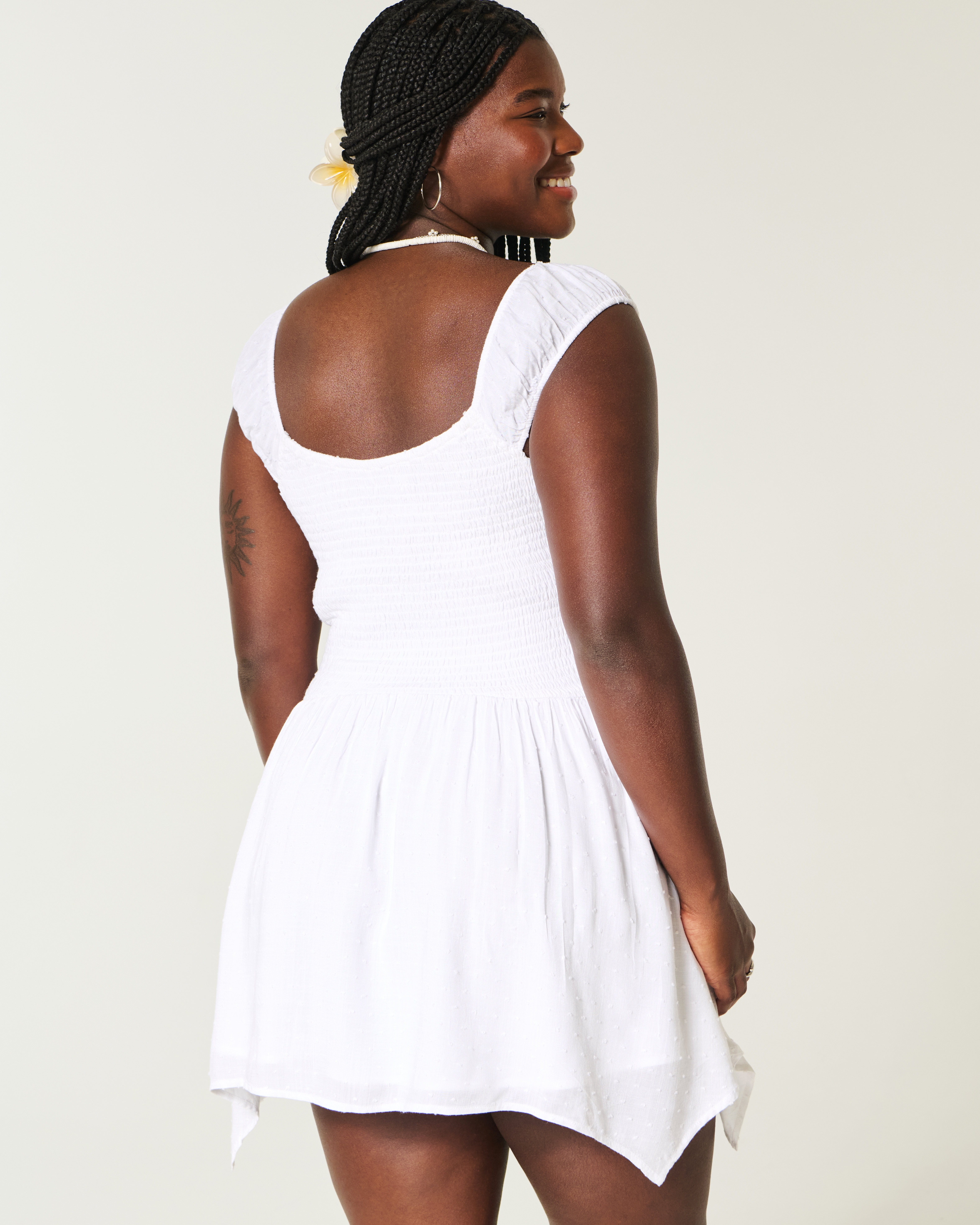 オールインワン・サロペット Rabanne Asymmetrical Hem Mini Dress Printed asymmetrical minidress in multicoloured - Rabanne