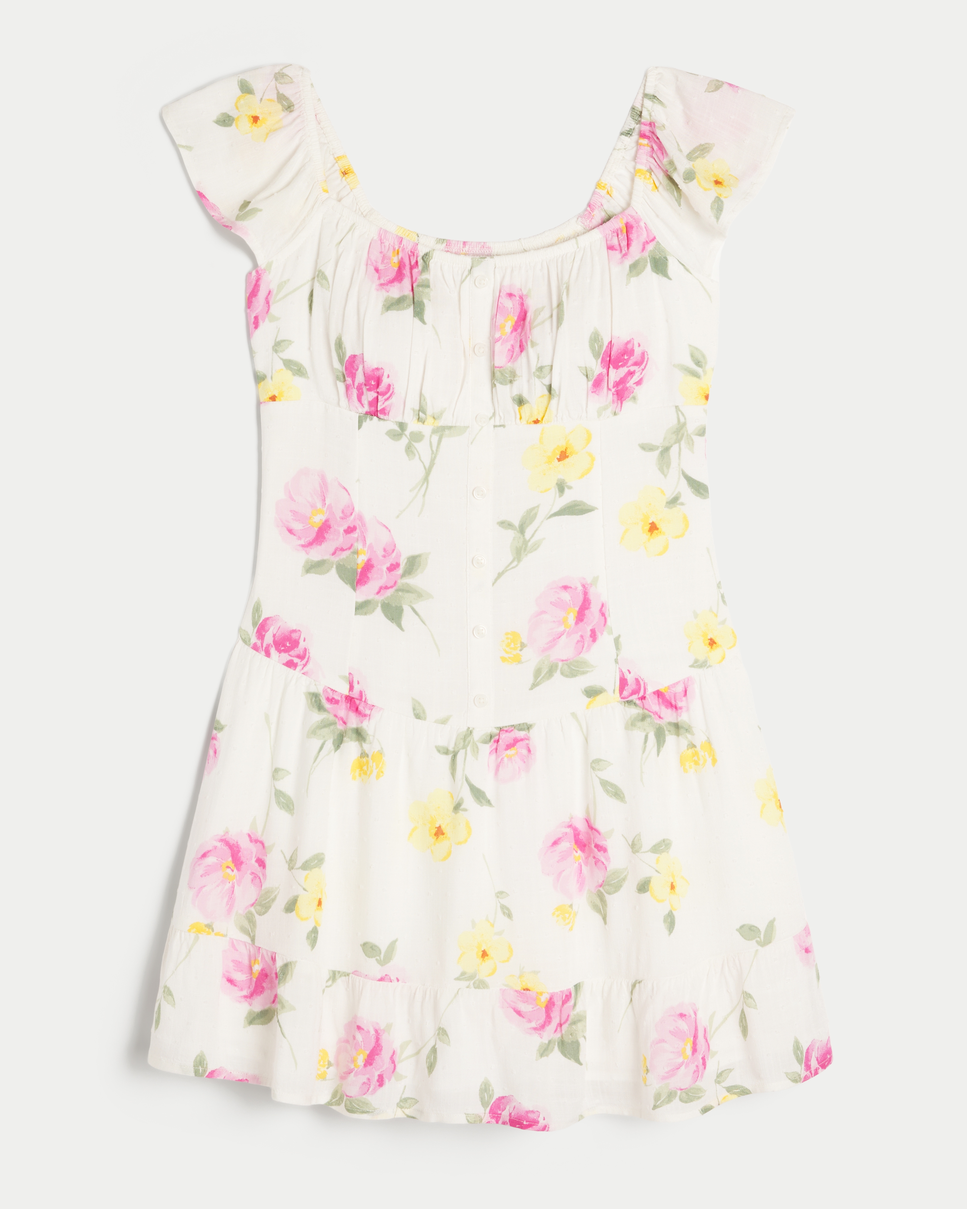 Flutter Sleeve Skort Dress