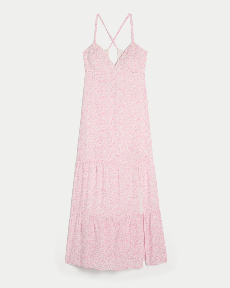 Open Back Maxi Dress