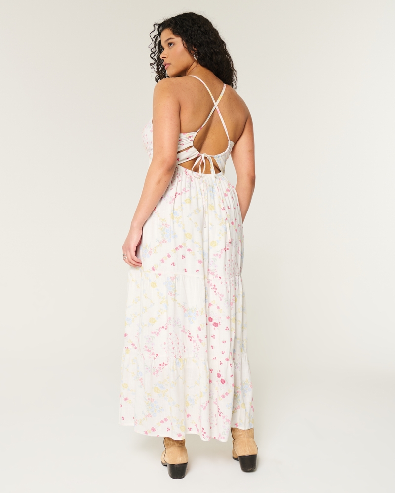 Open Back Maxi Dress