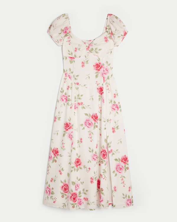 sachin and babi light blue dress Black and White Off-Shoulder Drop-Waist Midi Puff Dress | Modista  Thirty-One