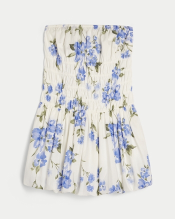 Strapless Mini Bubble Dress