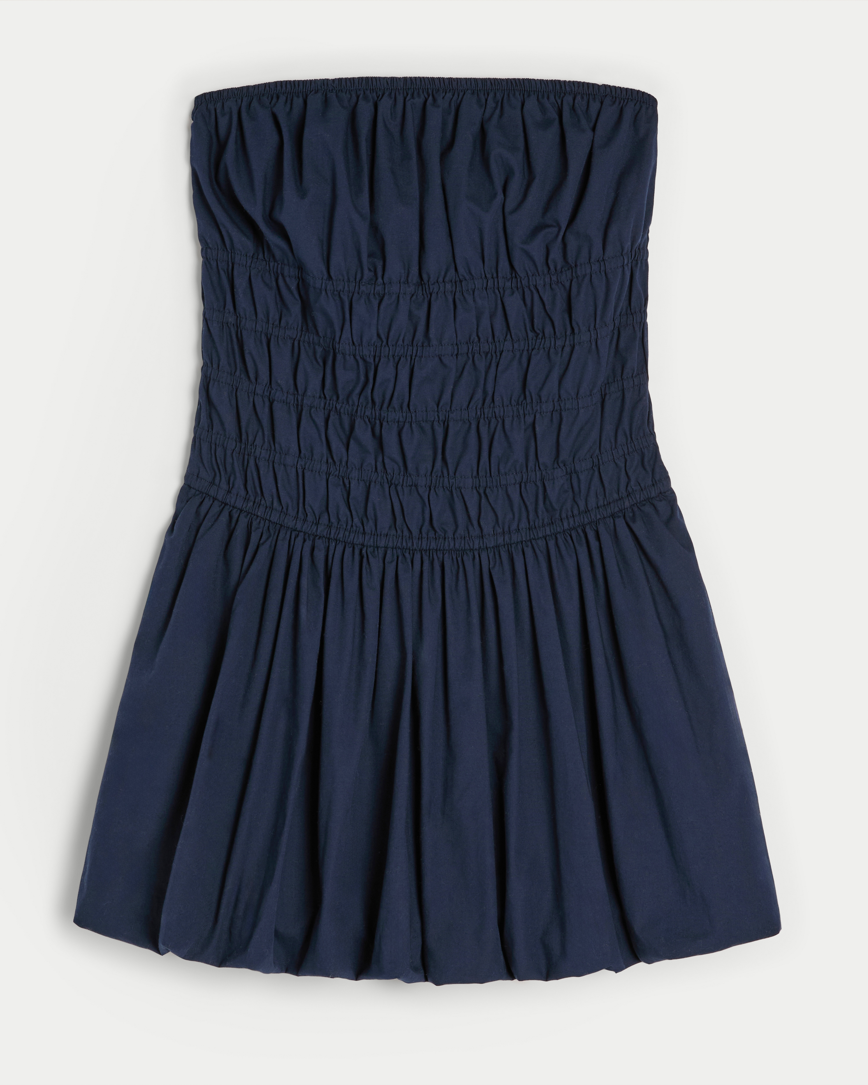 Strapless Bubble Mini Dress