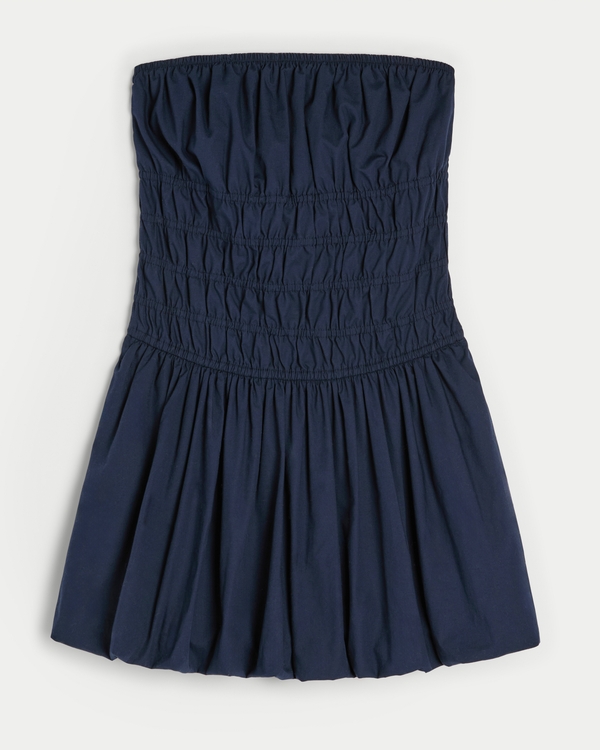 Strapless Bubble Mini Dress