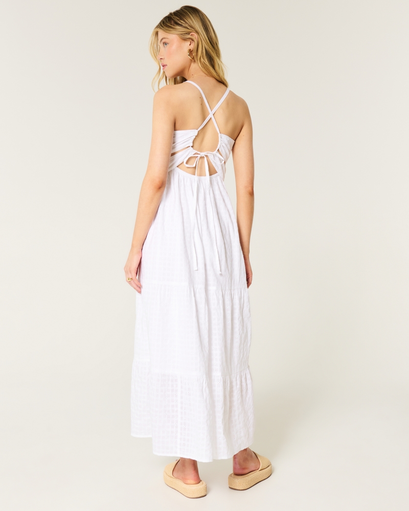 Open Back Maxi Dress