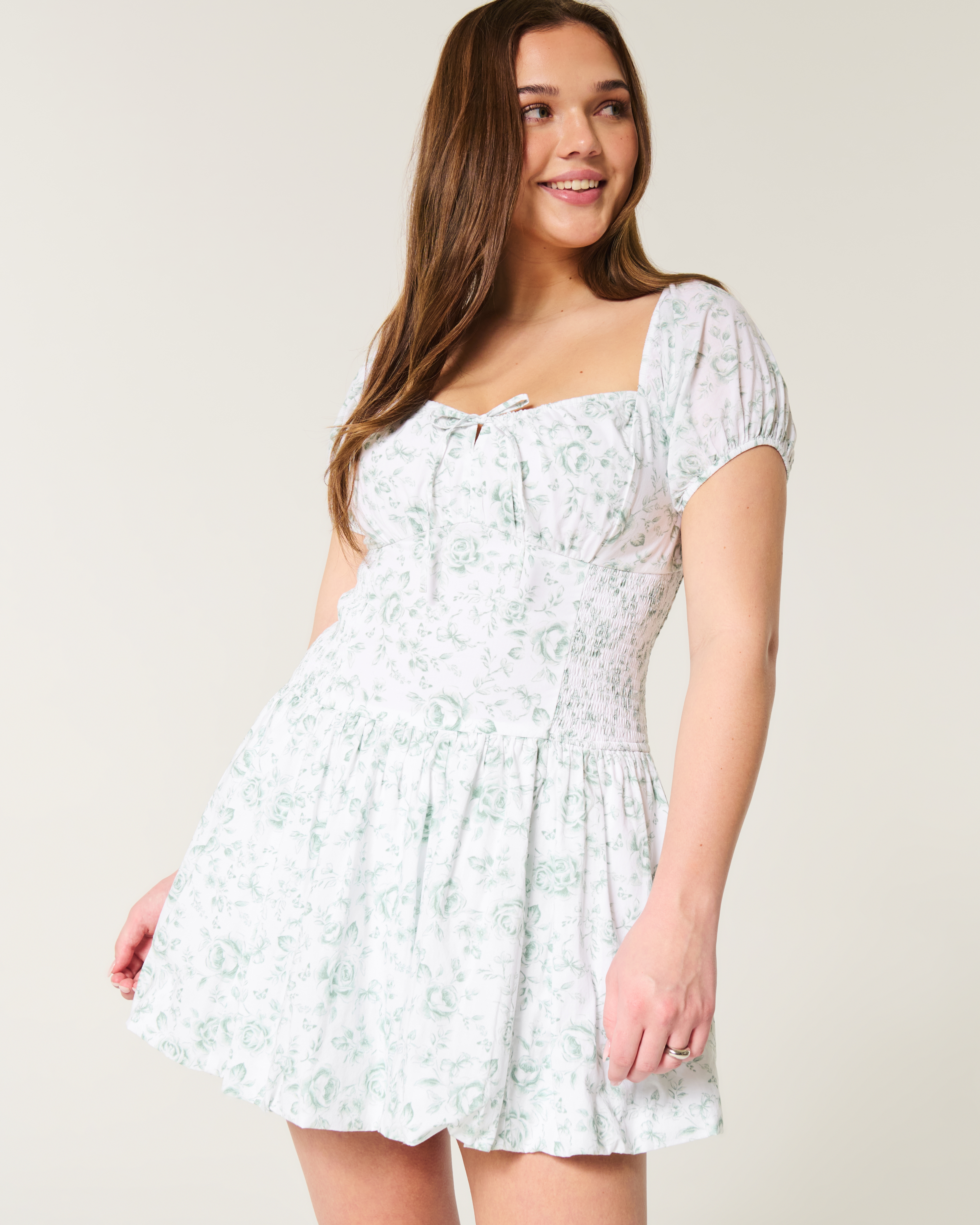 Hollister Sofia Drop-Waist Bubble Skort Dress