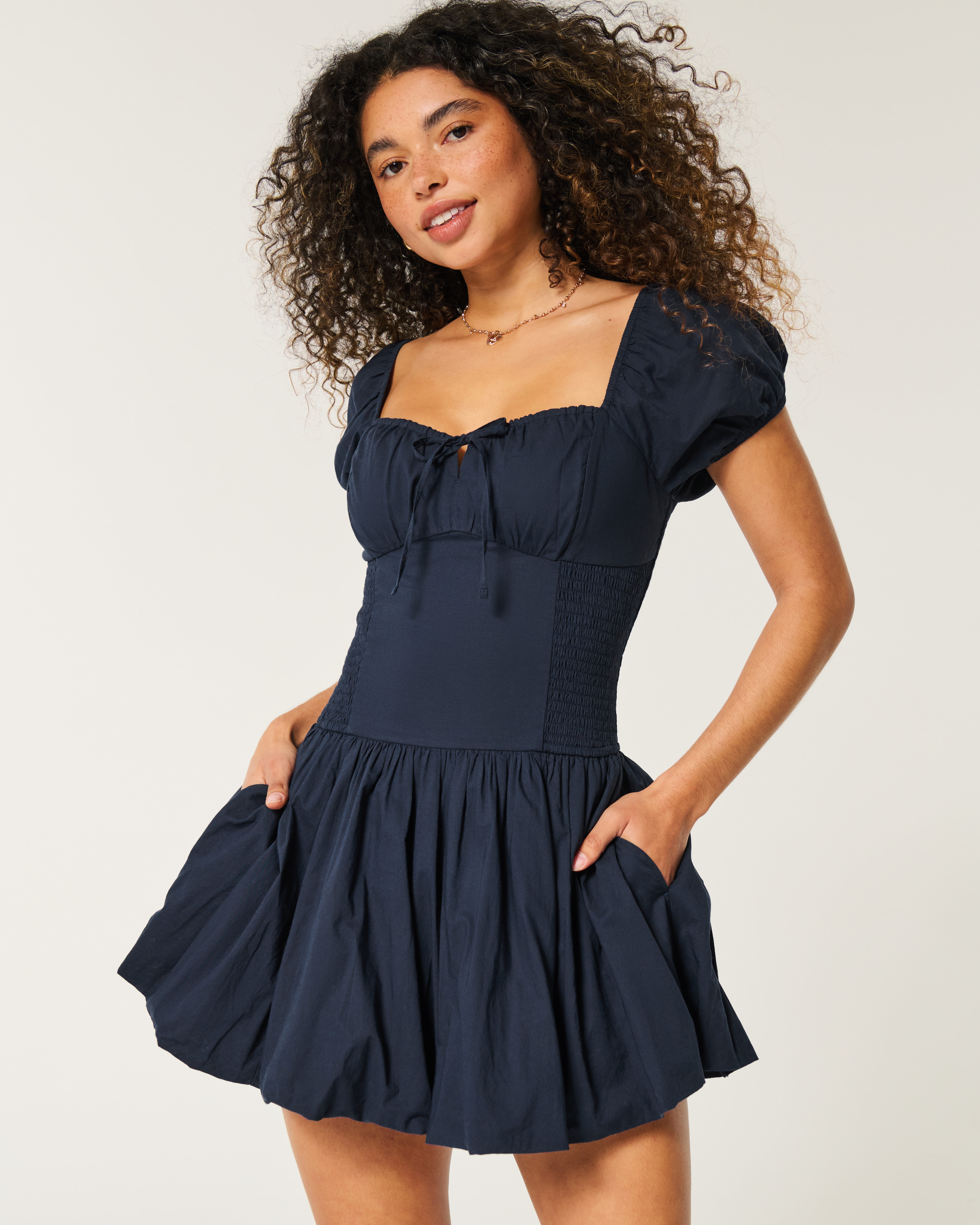 blue tight dress Atria Strappy-Back Short Party Pants:48 Short Length Neckline Mikayla by Zuri 8 2=handle1=5 Drawer Dresser=richmond-ridged-chest-of-5-drawers-matte-sage-green