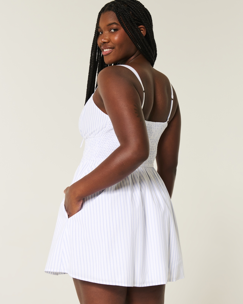Hollister Sofia Button Front Mini Dress