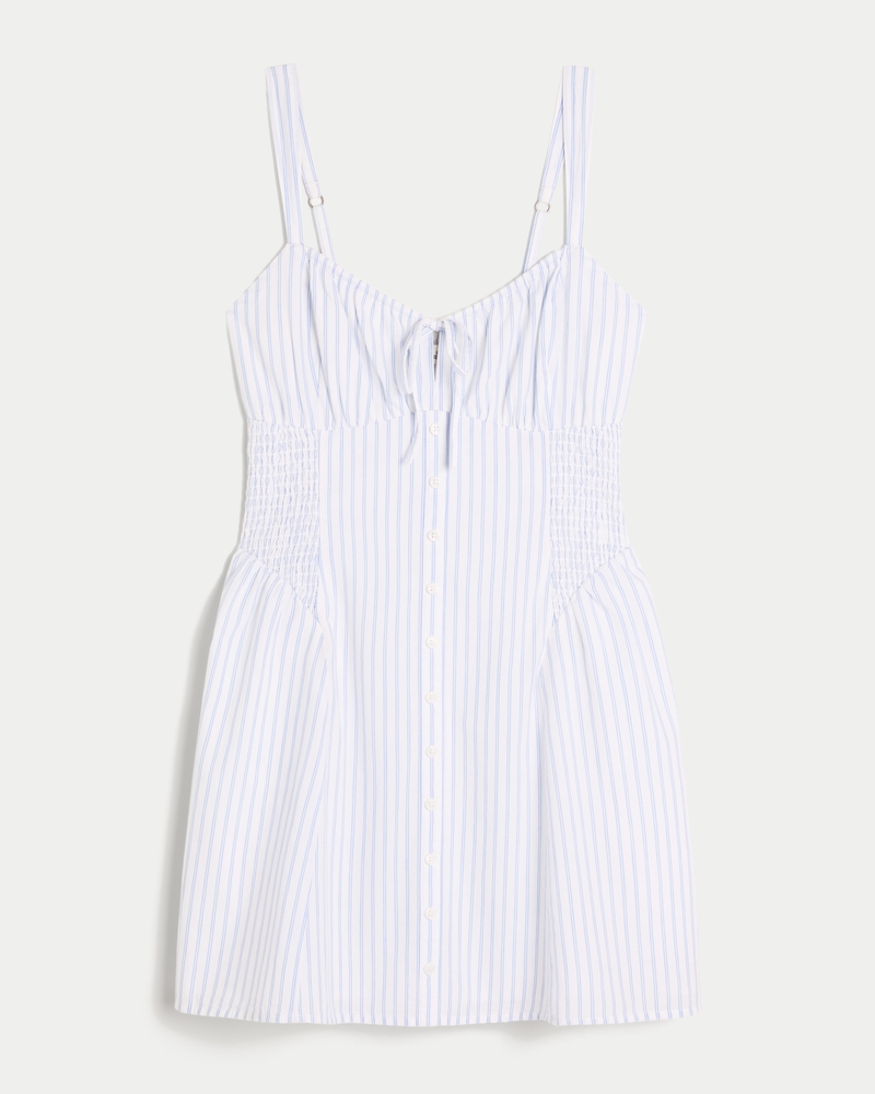 Hollister Sofia Button Front Mini Dress