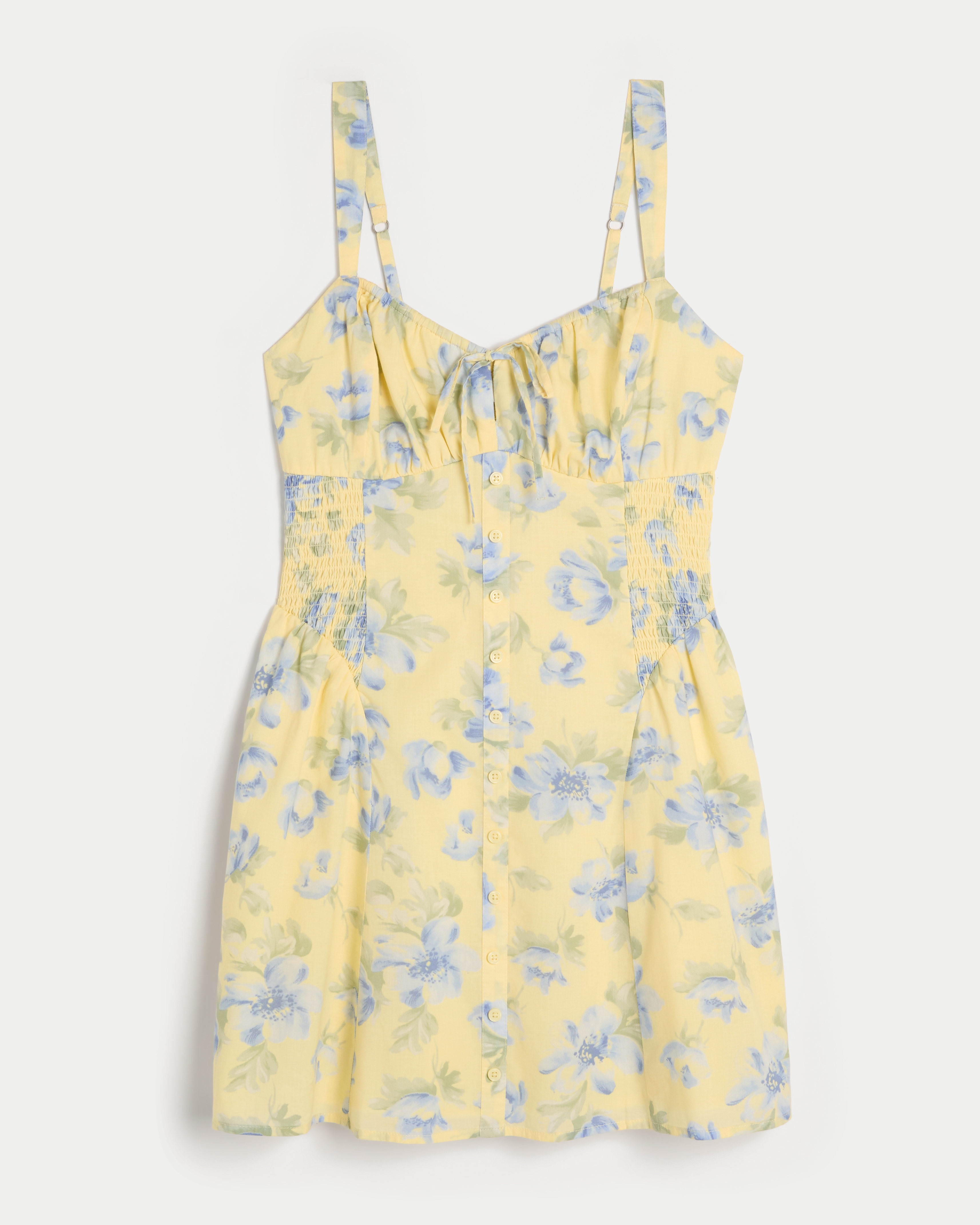 Hollister Sofia Button Front Mini Dress