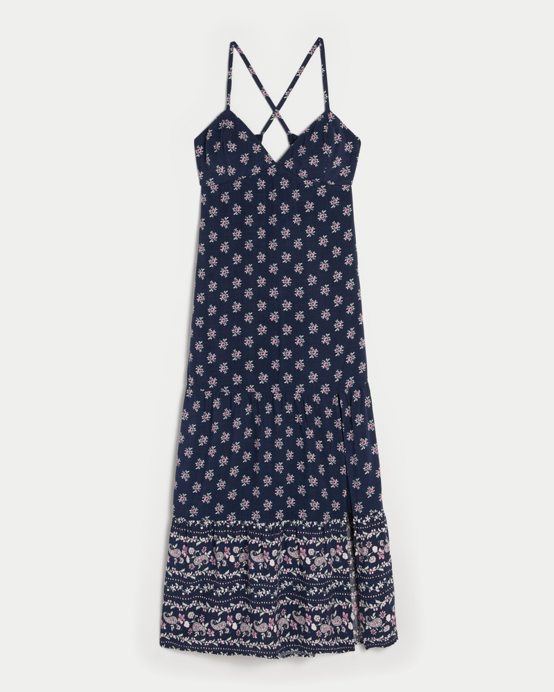 Open Back Maxi Dress