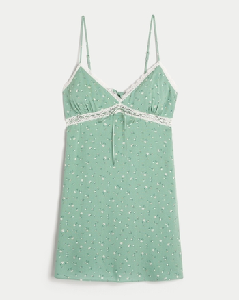 Lace Slip Mini Dress