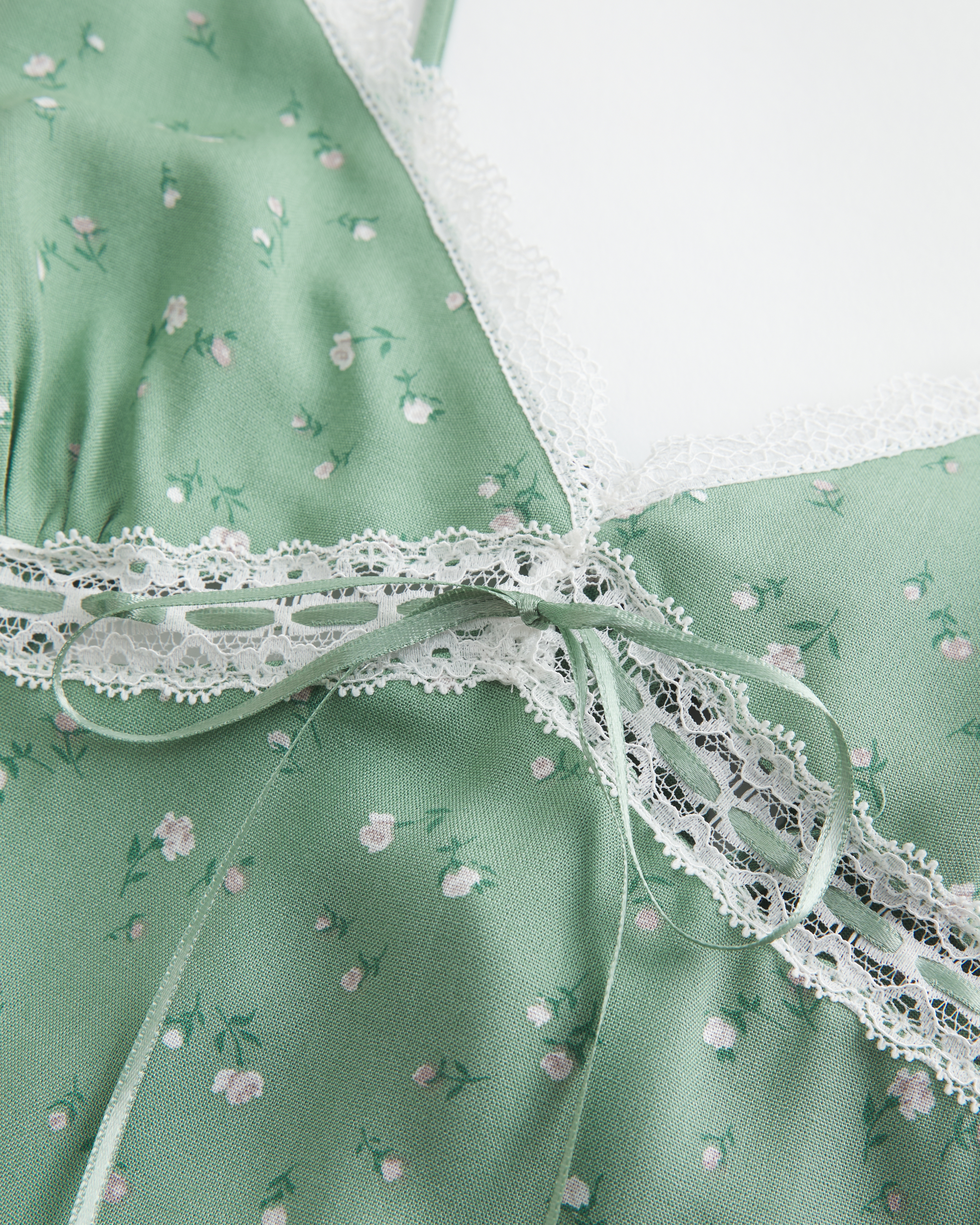 Lace Detail Slip Mini Dress