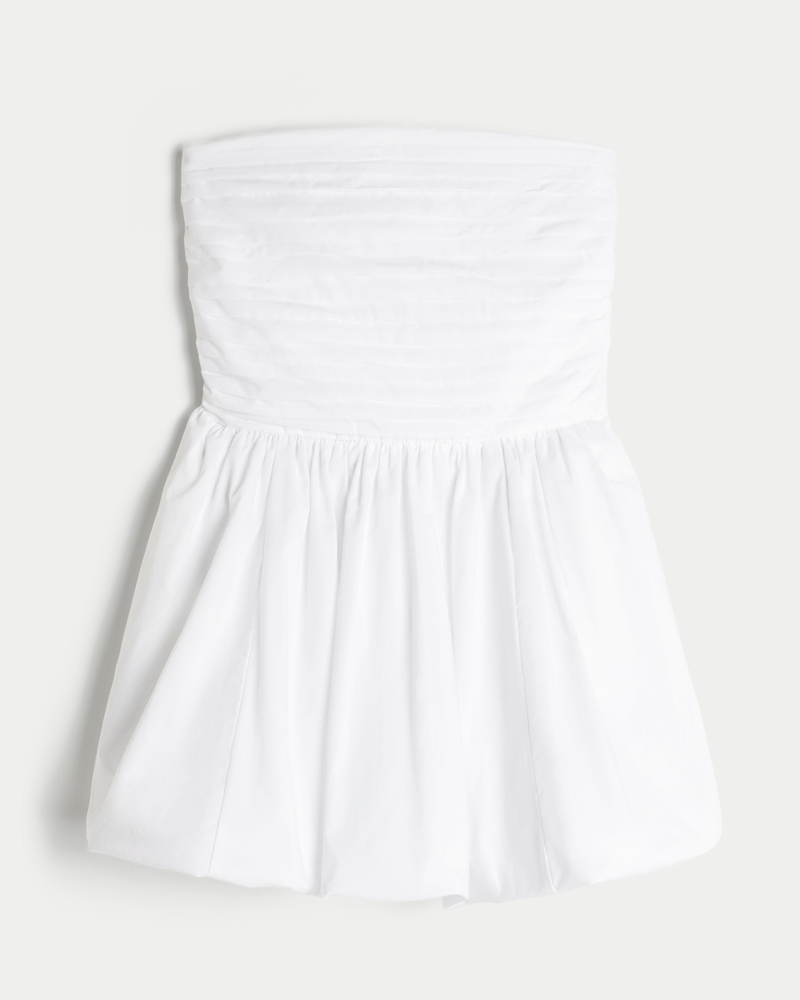 Ruched Bubble Skort Dress