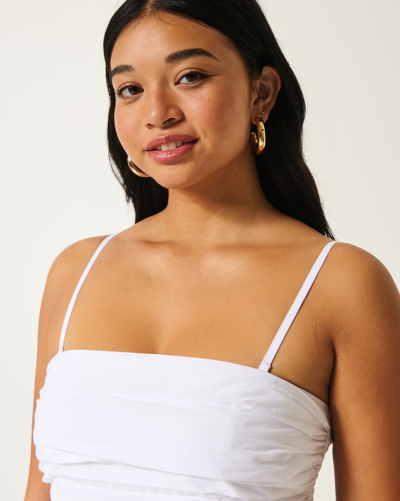 Strapless Bow Mini Dress