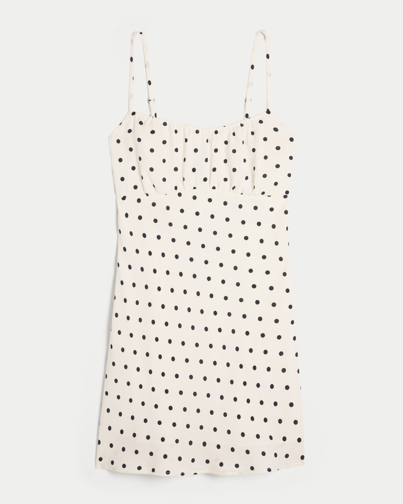 Crepe Mini Dress
