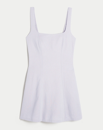 Femmes Minirobe structurée en mélange de lin | Femmes Robes et combinaisons | HollisterCo.com