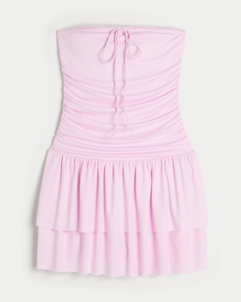 Women's Strapless Knit Skort Dress | Women's Dresses & Rompers | HollisterCo.com
