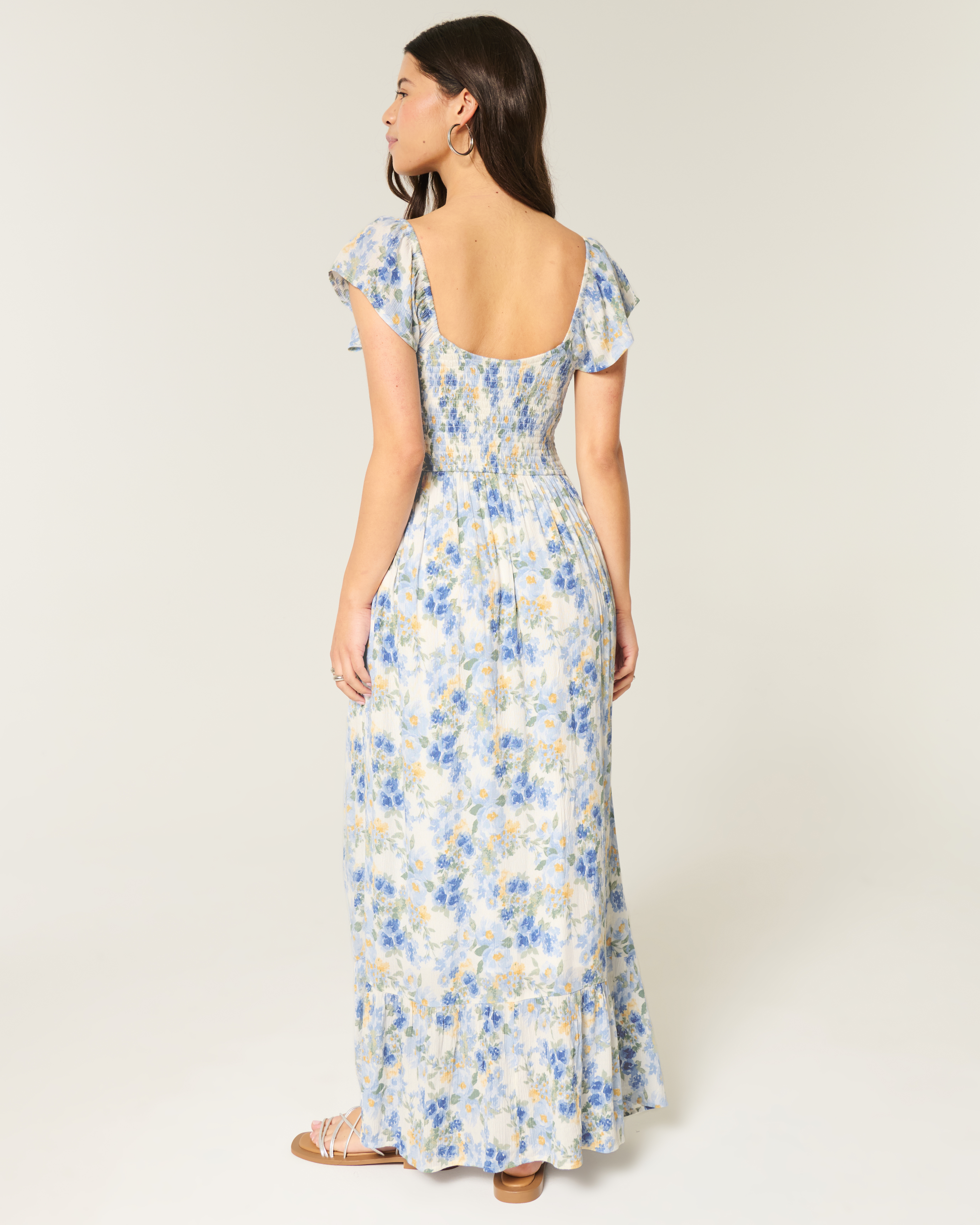 On/Off-the-Shoulder Maxi Dress