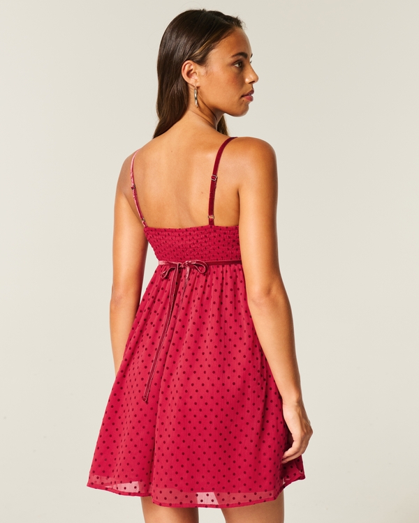 Chiffon Babydoll Mini Dress