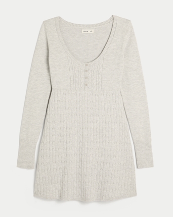 Women's Babydoll Sweater Mini Dress | Women's Dresses | HollisterCo.com