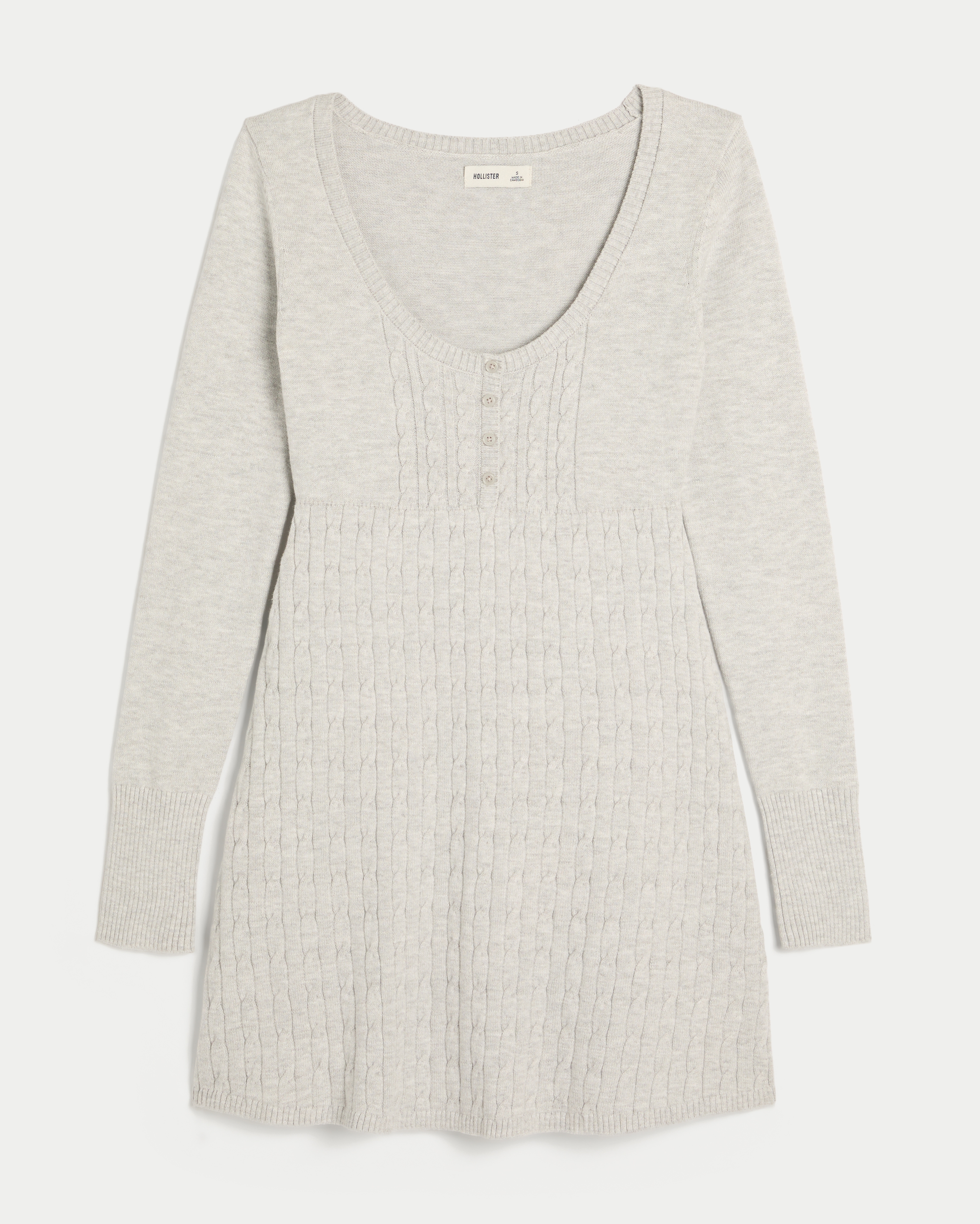 Babydoll Sweater Mini Dress