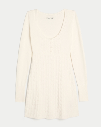 Women's Babydoll Sweater Mini Dress | Women's Dresses | HollisterCo.ca