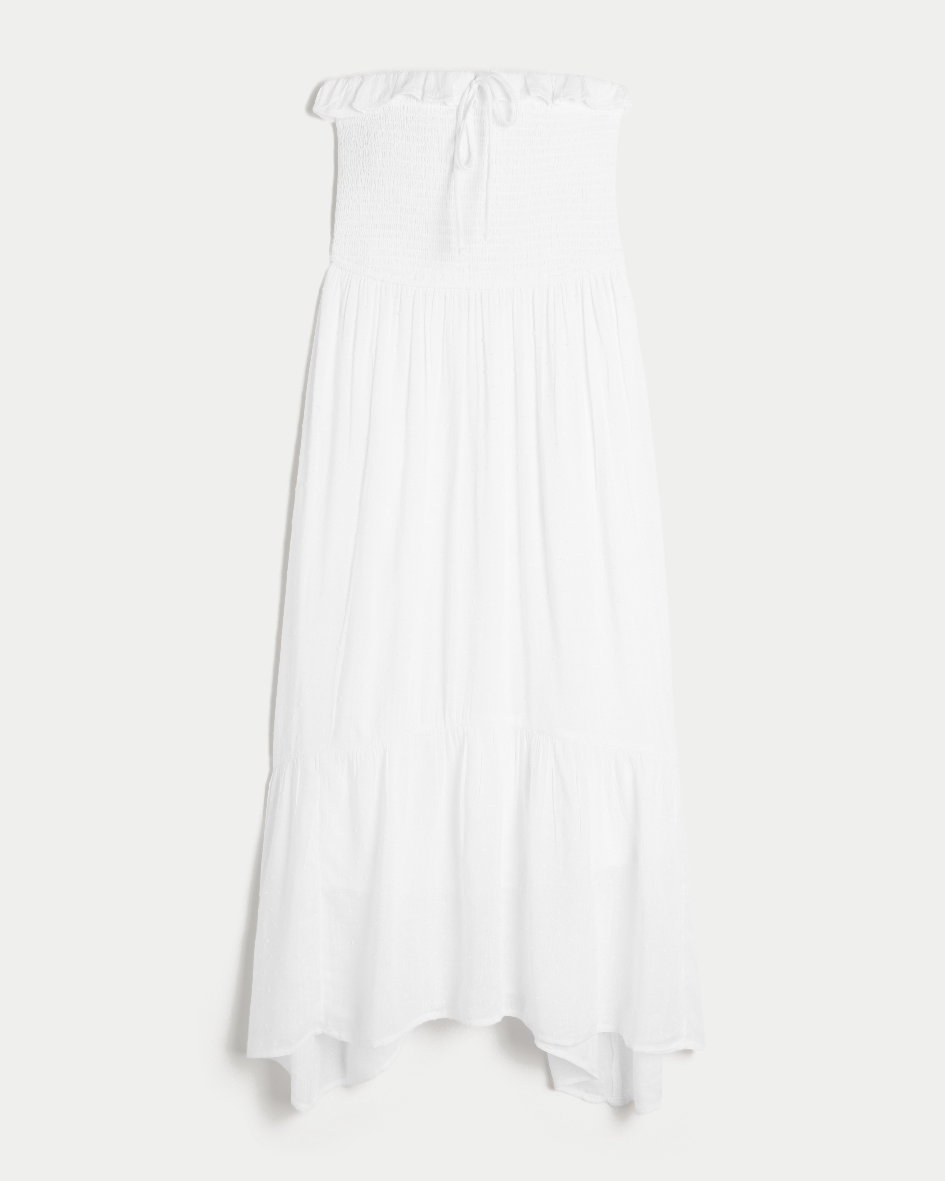 Strapless Smocked Maxi Dress