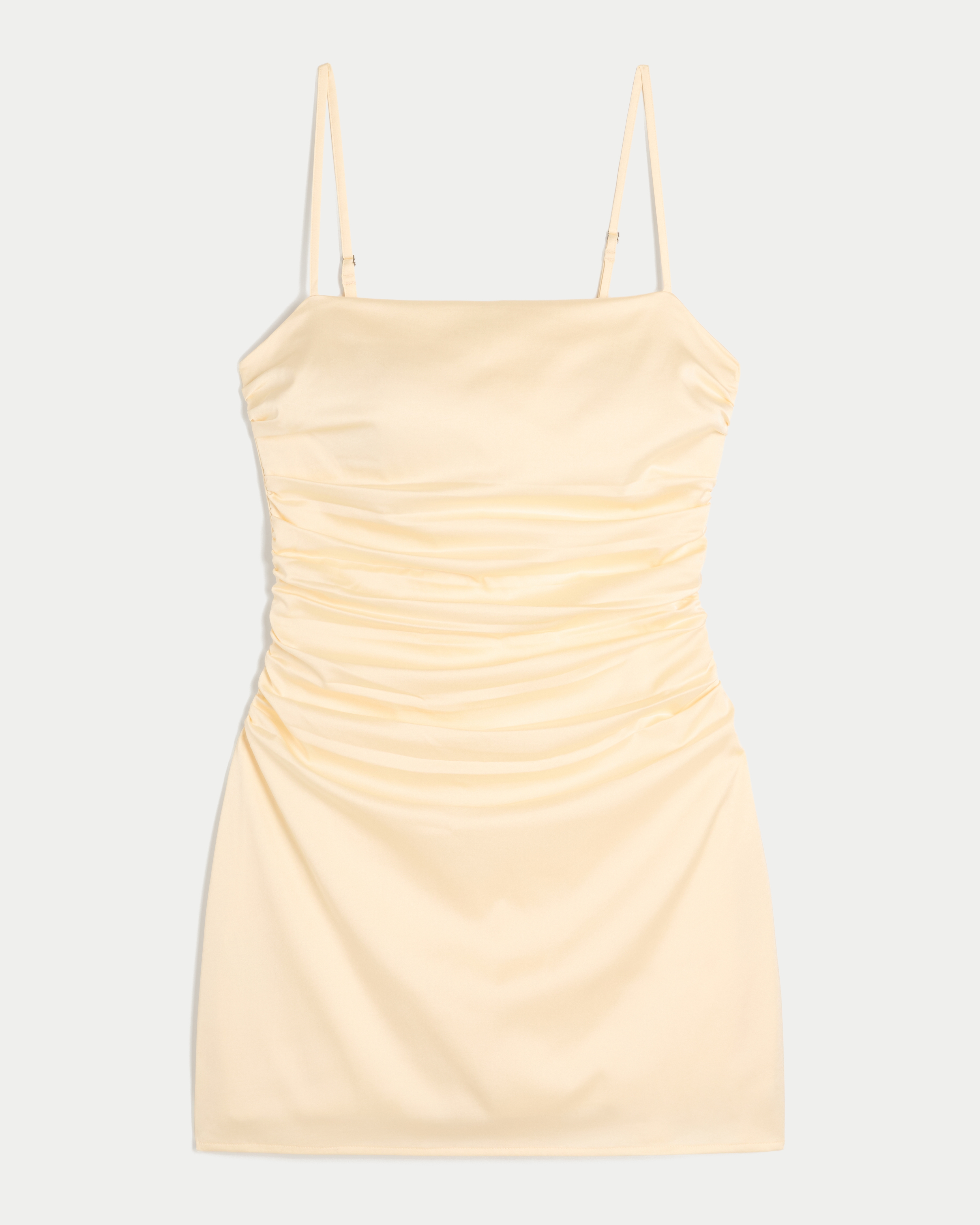 Satin Back Bow Bodycon Dress