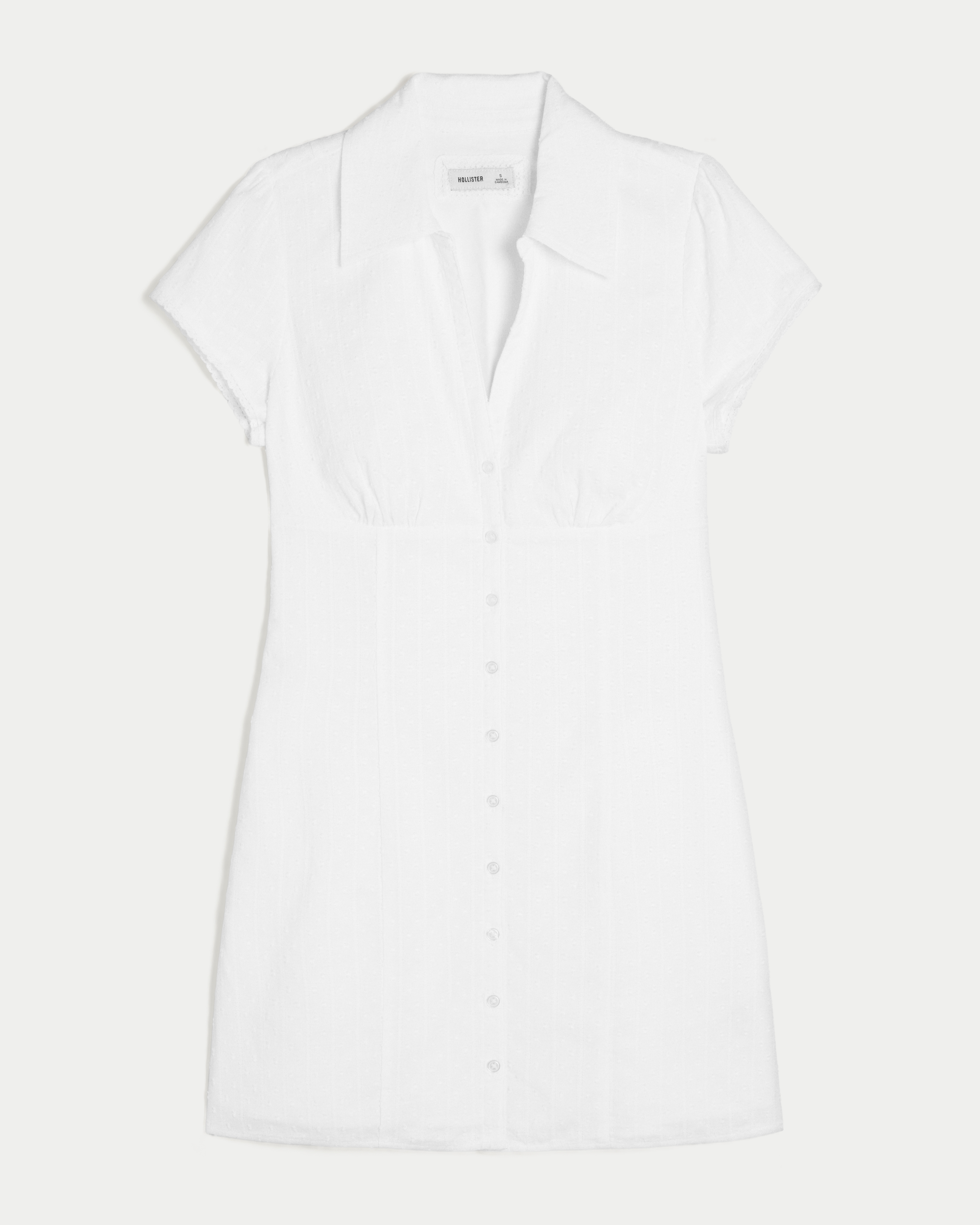 Short-Sleeve Shirt Dress