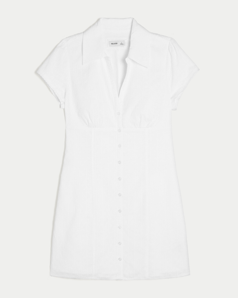 Short-Sleeve Shirt Dress