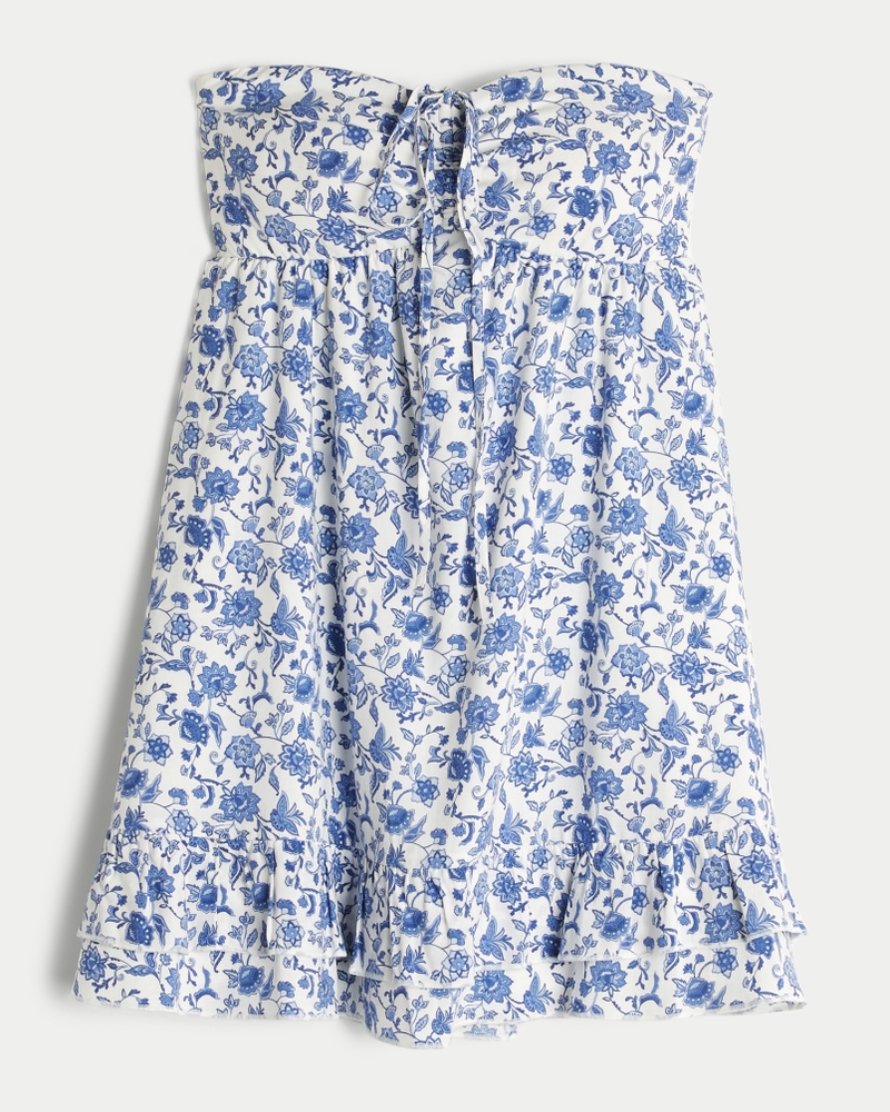 Women's Strapless Babydoll Mini Dress | Women's Clearance | HollisterCo.com
