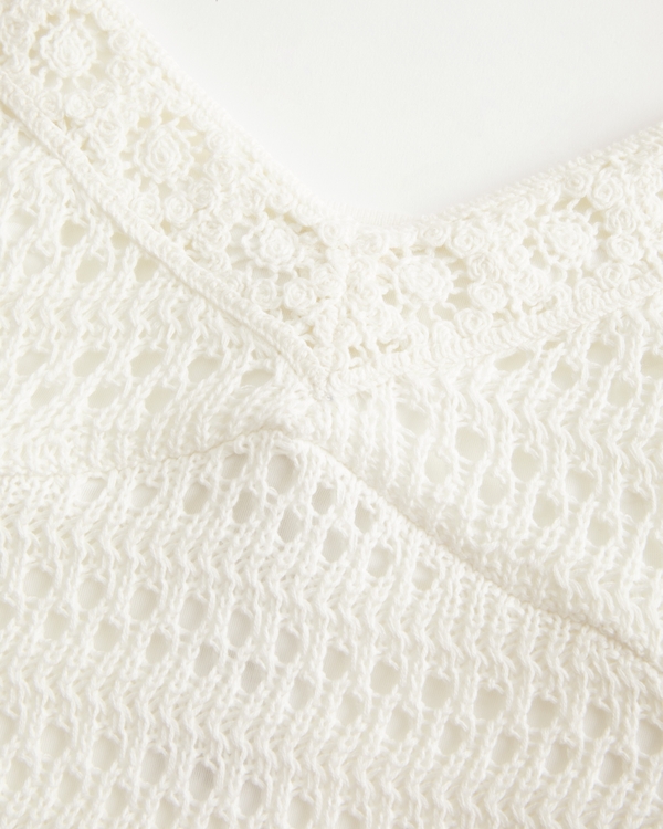 hollister crochet midi dress Women's Crochet Style Knit Midi Dress | Women's Sale