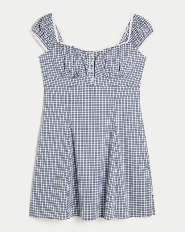 Women's Henley Shirt Mini Dress | Women's Dresses | HollisterCo.com