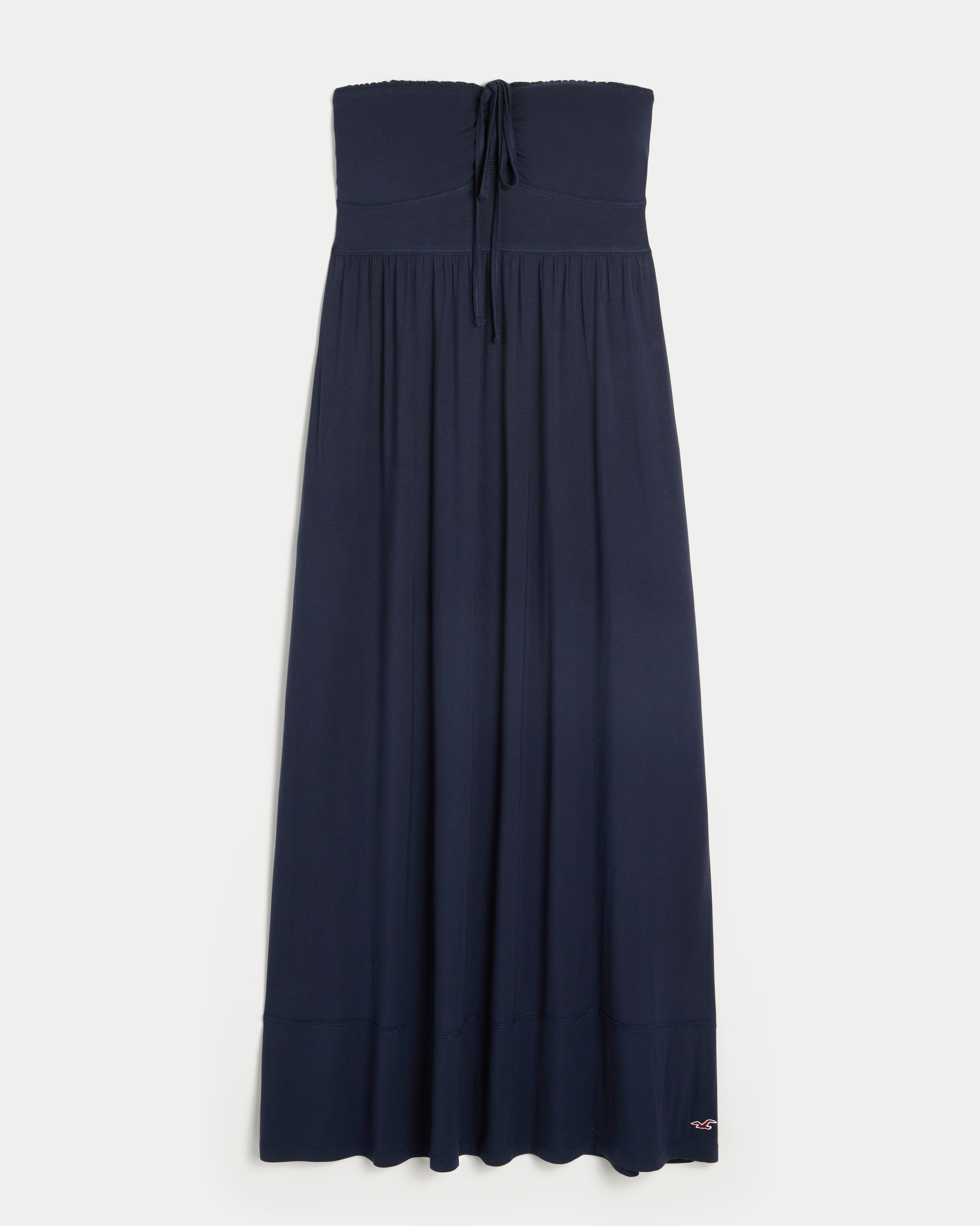 Strapless Knit Maxi Dress