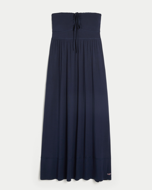 Women's Strapless Knit Maxi Dress | Women's Dresses | HollisterCo.com
