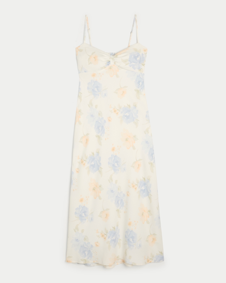 Crepe Slip Maxi Dress