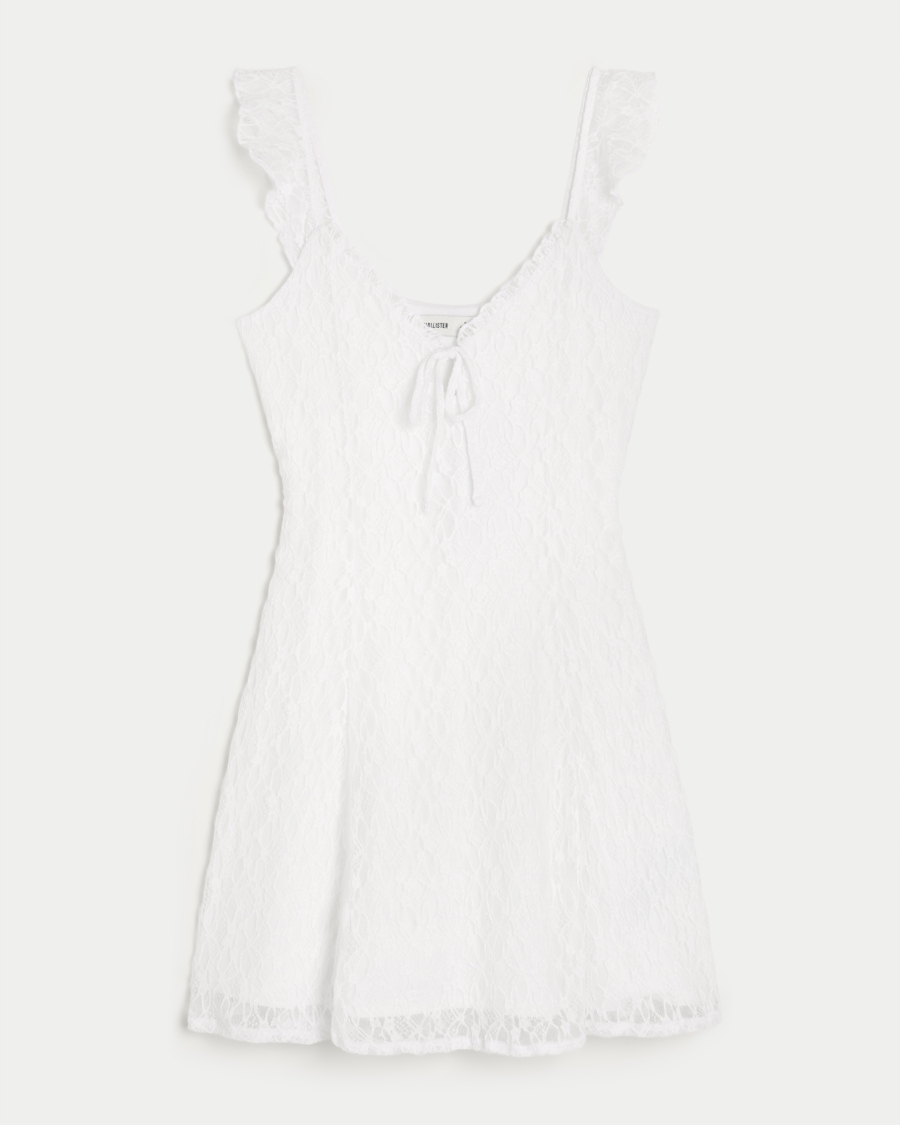 All Over Lace Mini Dress
